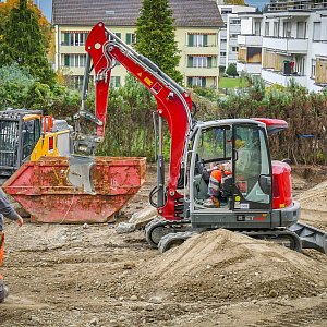 der Erdbau hat begonnen