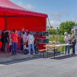 Info-Posten Recyclingplatz mit Stefan Geiges