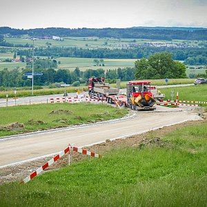 Vorbereitung für den Belagseinbau