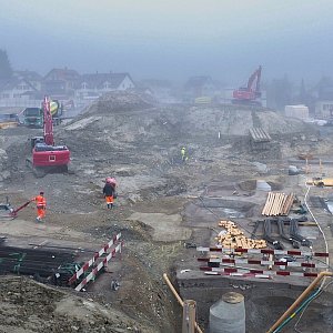 Auch auf der Baustelle kann es mystisch sein